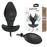 Анальний корок Pretty Love Manson Anal Plug Black, фото 9