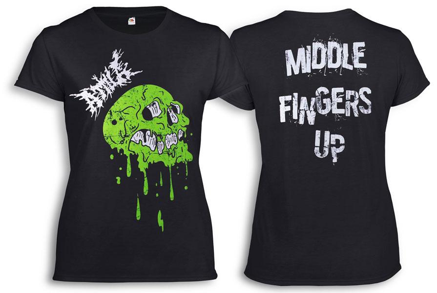 Футболка жіноча ATTILA Middle Fingers Up