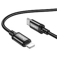 Кабель USB Hoco X89 Wind PD20W Type C to Lightning Колір Чорний