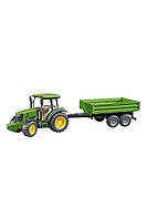 Игрушка трактор с прицепом цвет зеленый ЦБ-00250169