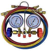 YS 023 Манометричний 2-x вентильний колектор R12/R22/R134A/R404