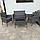 Комплект садових меблів IdealGarden SFS010 Сірий, фото 5