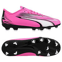 Футбольные детские бутсы PUMA ULTRA PLAY FG/AG 107775-01, Розовый, Размер (EU) - 33 TR_2050 TR_2604