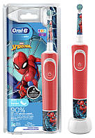 Электрическая зубная щетка детская Braun Oral-B Stages Power D100 Spiderman