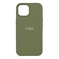 Чехол Silicone Case Full Size (AA) для iPhone 15 Цвет 84.Terracotta g