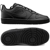 Кроссовки детские Nike Court Borough Low 2 (GS) BQ5448-001, Чёрный, Размер (EU) - 39 TR_1990 TR_2527