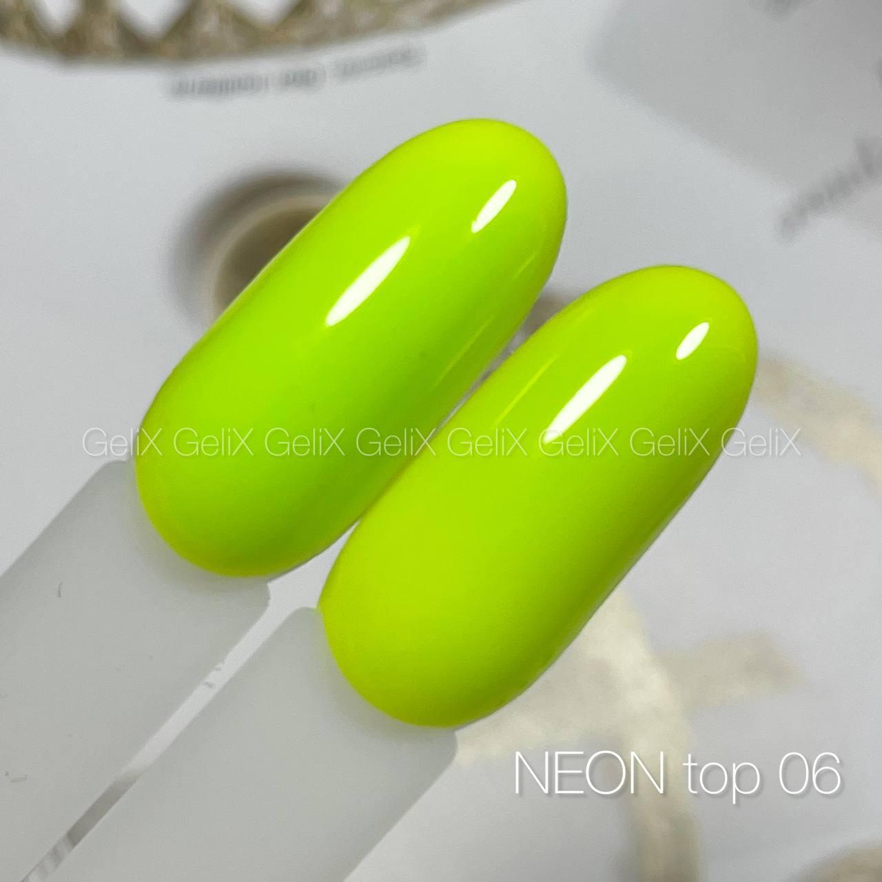 Топ GeliX NEON № 6 неоновий лайм