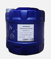Моторное масло Mannol 7507 DEFENDER 10W-40 7л полусинтетическое