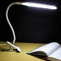 Лампа настольная светодиодная на прищепке Гибкая настольная лампа на прищепке Светодиодний Led светильник