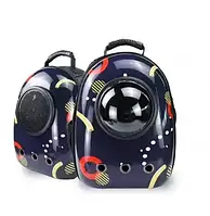 Космический рюкзак для переноски домашних животных CosmoPet с иллюминатором. Переноска для домашних животных