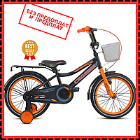 Детский велосипед профи ROCKY CROSSER-13-20"Хороший детский двухколесный велосипед со страховочными колесами