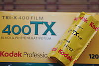 Среднеформатная чб фотопленка Kodak TRI-X 400 TX 120 до 07/2016