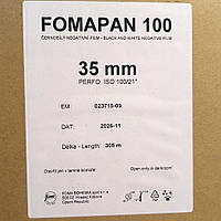 Фотоплівка ч/б Foma Bohemia 100 (Fomapan), 36 кадрів Код/Артикул 14