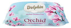 Вологі серветки Dolphin Orchid blossom з клапаном (60 шт)