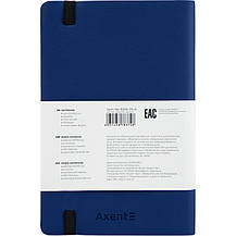 Книга записна Partner Soft, 125*195, 96арк, кліт, синя, фото 4