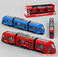 Трамвай "Скоростной експрес", 2 кольори, підсвічування, звук, інерція