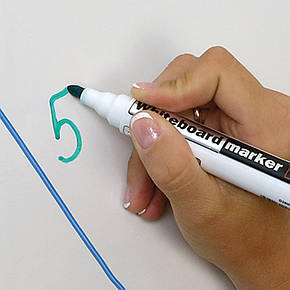 Маркер Whiteboard D2800, 2 мм круглий чорний, фото 4