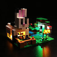 BrickBling Light Kit для Lego Minecraft Rabbit Ranch 21181 світлодіодне освітлення (освітлення, без гри)