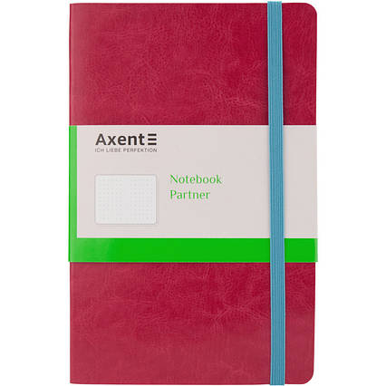 Нотатник Partner Flex, 125*195, 96 арк., кроп., рожна, фото 1