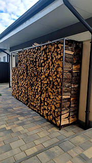 Стелаж для запасу дров 3000*350*2000мм Kompred OL324/6