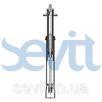 T.I.S SERVICE Шток телескопічний для засувок DN 40 — DN600, фото 1