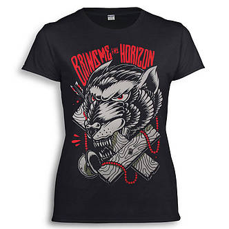 Футболка жіноча BRING ME THE HORIZON Wolf Terror, фото 3
