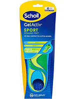 Женские стельки для обуви, Шолл, Scholl GelActiv Sport S, 1 пара