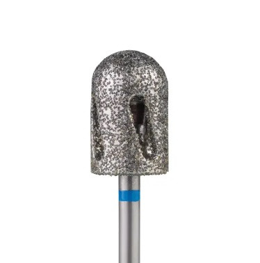 Фреза алмазна для педикюру Twister 12013 діаметр 7 мм синя насічка