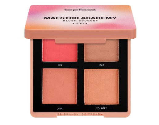 Набір рум'ян 4-колірний TopFace Maestro Academy №002 8 г