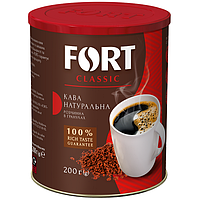 Кофе натуральный растворимый в гранулах ж\б Fort 200 г