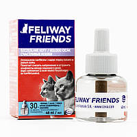 CEVA Feliway Friends (Феливей Френдс) сменный блок успокаивающее средство для кошек, 48 мл