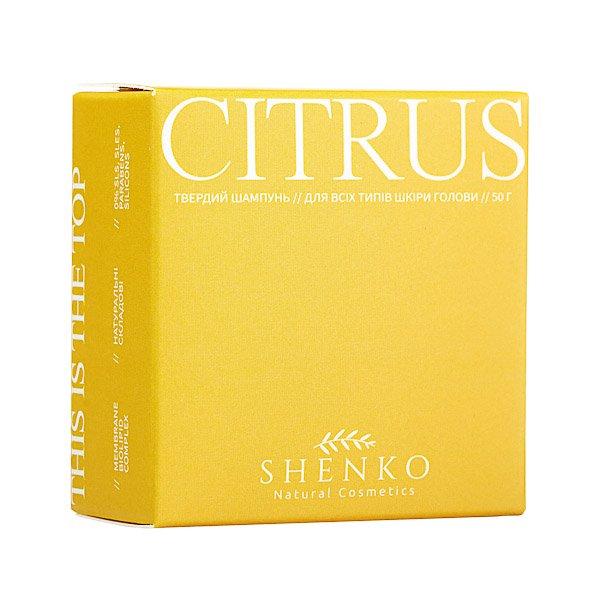 Твердий шампунь з біоліпідним комплексом Shenko Citrus Shampoo 50 г