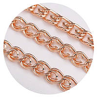 Набір TSATSA. Позолота ЧВ. Ланцюжок 60 см, ширина 4 мм та браслет 20 см, ширина 4 мм.