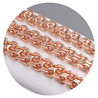 Набір TSATSA. Позолота ЧВ. Ланцюжок 61 см, ширина 6 мм та браслет 20 см, ширина 6 мм.