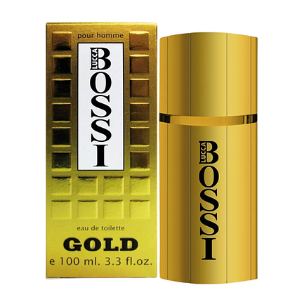 LUCCA BOSSI Туалетна вода для чоловіків GOLD, 100 мл, фото 1