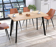 Стіл обідній Ленард Loft Design 120х65 см., Дуб Борас