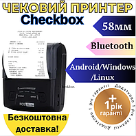 Чековий фіскальний термопринтер POS Vector на 80 мм Bluetooth для магазину і кафе, Портативний чековий принтер для ПРРО