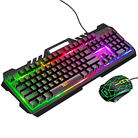 Набор игровой Hoco проводной Клавиатура и мышь RGB для ПК Gaming Illuminated DI16
