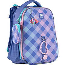 Рюкзак Kite Education каркасний 531 Purple Chequer, фото 5