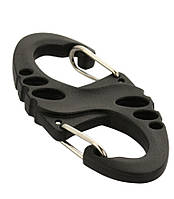КАРАБІН S-HOOK ПЛАСТИКОВИЙ BLACK M-TAC