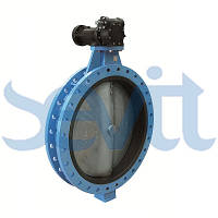 T.I.S SERVICE ПОТРОТНА ЗАБУЖКА БАТТЕРФАЙ З П-ОБРАЗНИМ ПРОФІЛЕМ T.I.S. SERVICE D158 DN500 PN10