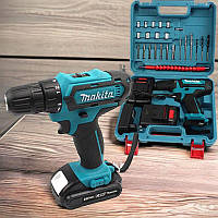 Шуруповерт акумуляторний MAKITA 550 DWE 24V 3AH · Дриль Макіта з Набором інструментів 24 предмети