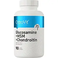 Хондропротектори OstroVit GLUCOSAMINE + MSM + CHONDROITIN 90 tabs