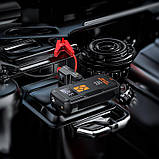 Бустер & Насос для авто HOCO QS2 Land Jump Starter Smart Air Pump Emergency 8000 mAh 800A Black/Orange, фото 6
