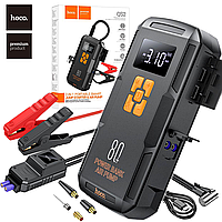 Бустер & Насос для авто HOCO QS2 Land Jump Starter Smart Air Pump Emergency 8000mAh 800A Black/Orange