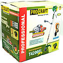 Бензокоса ProCraft T4200EL PRO з електростартером (3 ножі + 1 котушка з волосінню), фото 6