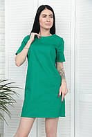 Летнее платье с карманами "Tiffany" оптом Зеленый, 46-48