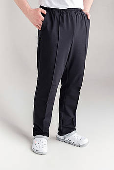 Штани робочі трикотажні чоловічі Juni B1 Чорні M-L