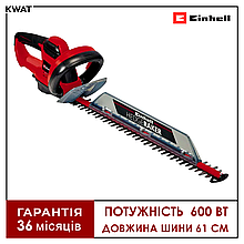 Кущоріз електричний садовий 600 Вт Einhell GC-EH 6055/1 1400 об хв 2800 рез хв Шина 61 см