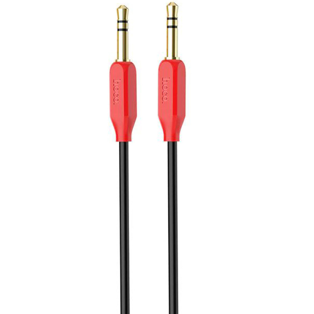 Аудіокабель AUX HOCO UPA11 Jack 3.5 1 м, чорний